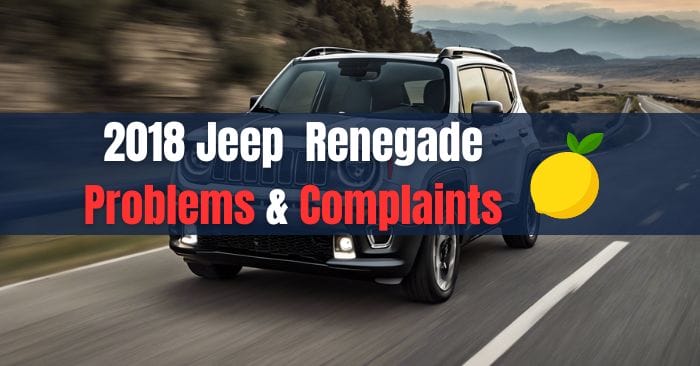 2018 jeep renegade problems