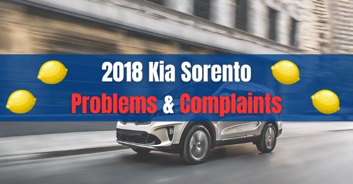 2018 kia sorento problems