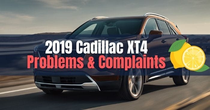 2019 cadillac xt4 problems