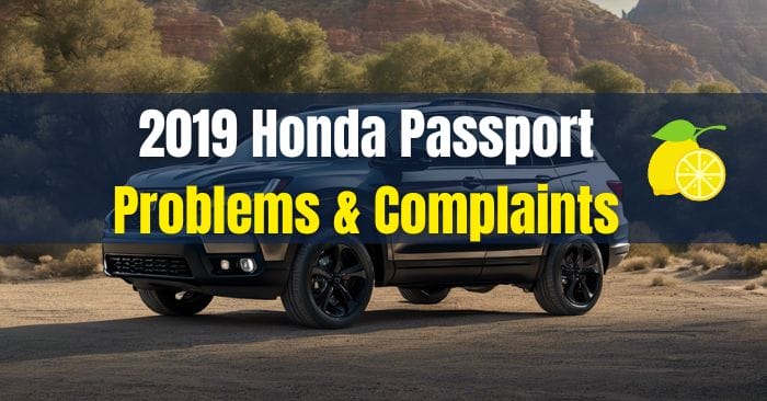 2019 honda passport problems