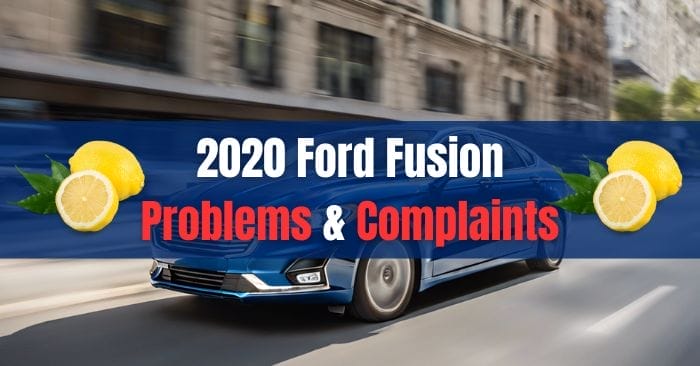 2020 Ford Fusion problems