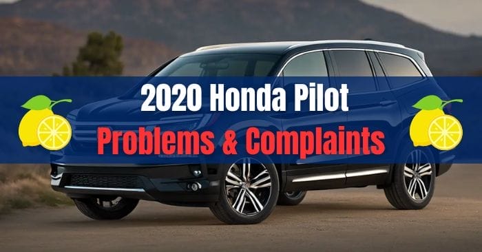 2020 honda pilot problems