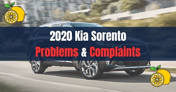 2020 kia sorento problems