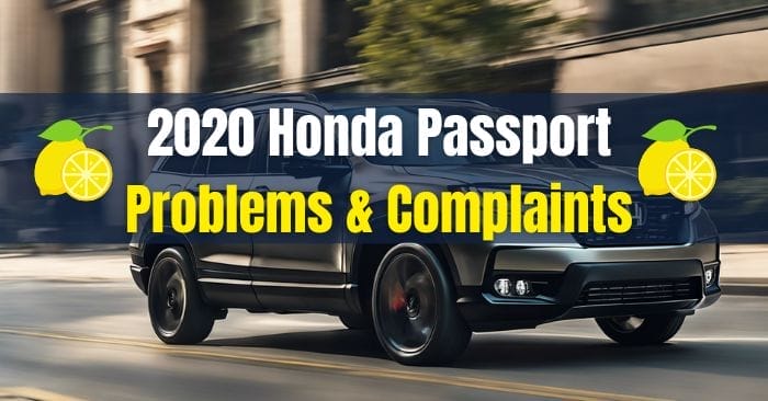 2020 Honda Passport Problems