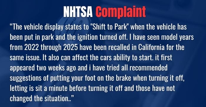 Common 2021 Chevy Malibu complaints