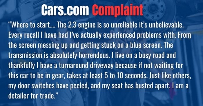 2021 Ford Explorer complaints