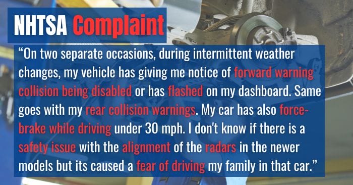 2021 nissan altima complaint