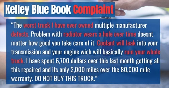 2021 nissan frontier complaints