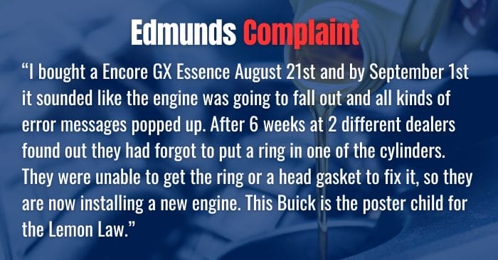 2022 Buick Encore GX Owner Issues