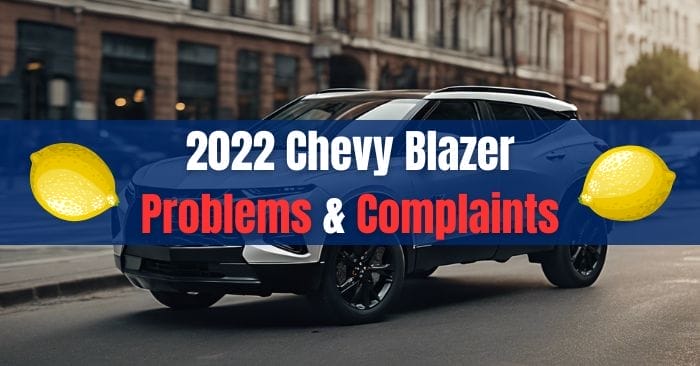 2022 chevy blazer problems