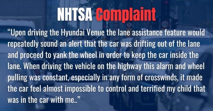 2023 hyundai venue complaints