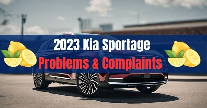 2023 kia sportage problems