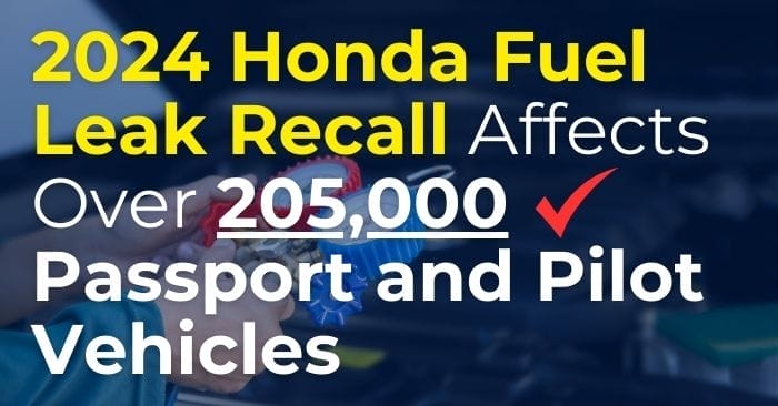 Honda Fuel Leak Recall