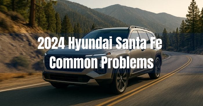 2024 Hyundai Santa Fe Problems