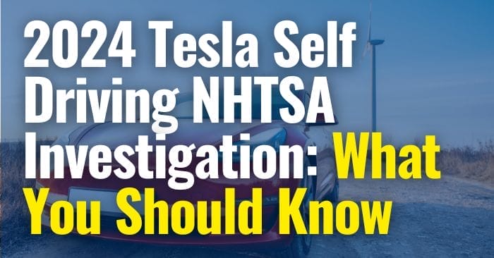 Tesla Full Self Driving Investigation