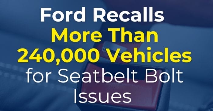 ford seatbelt recall