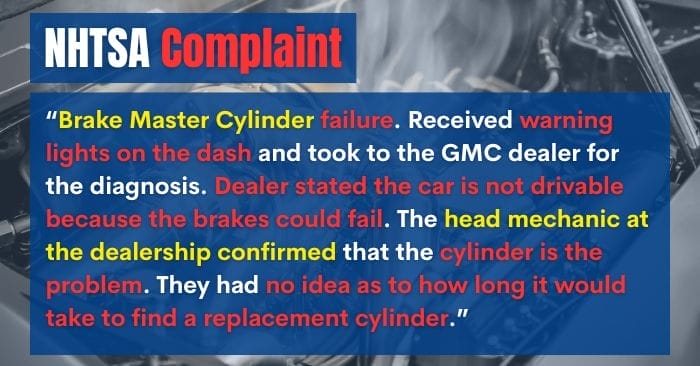 2025 gmc acadia complaints