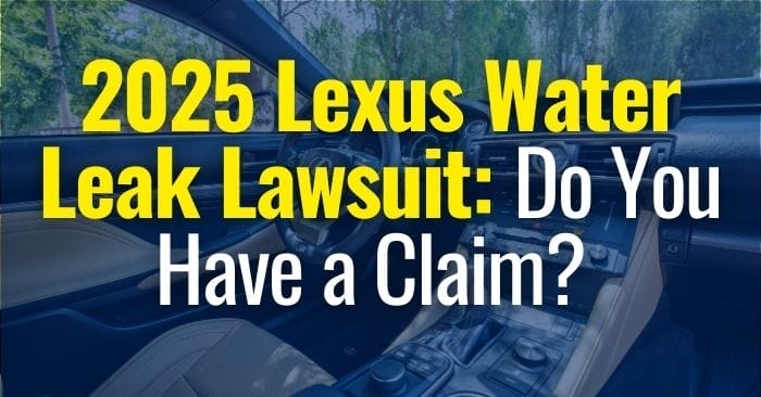 Lexus Water Leak Lawsuit