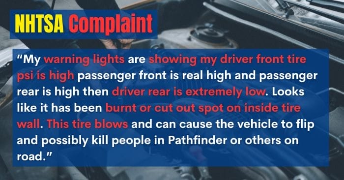 2025 nissan pathfinder complaints