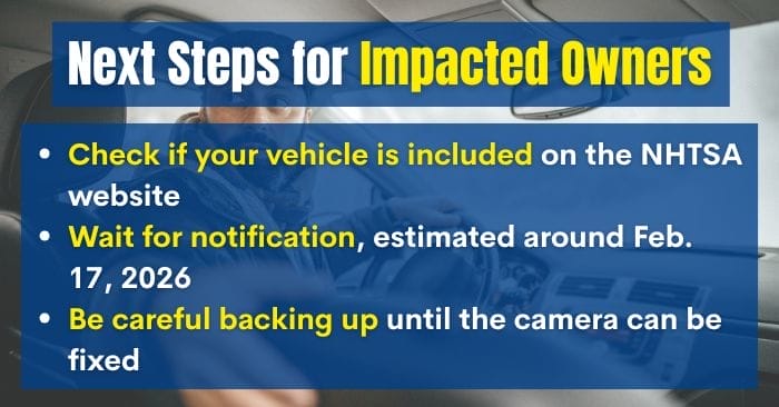 Audi Faulty Rearview Camera Recall