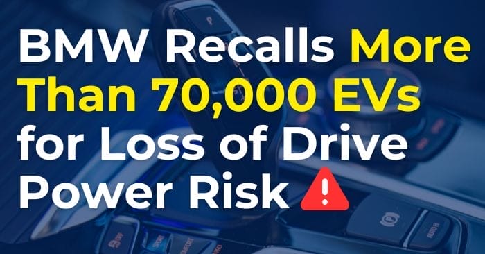 bmw ev loss of power recall