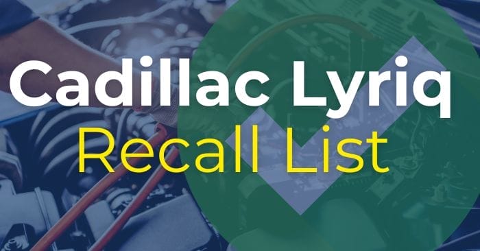 Cadillac Lyriq Recall