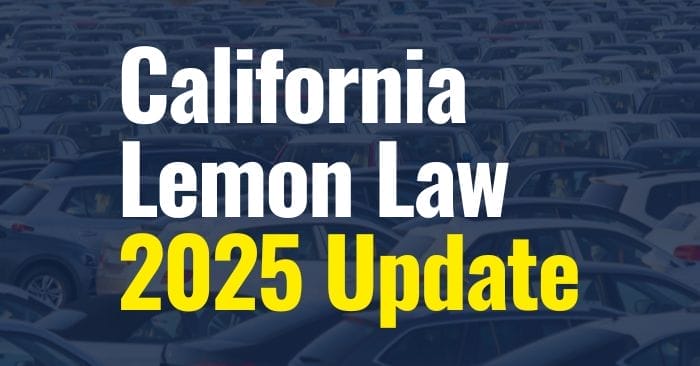 california lemon law update
