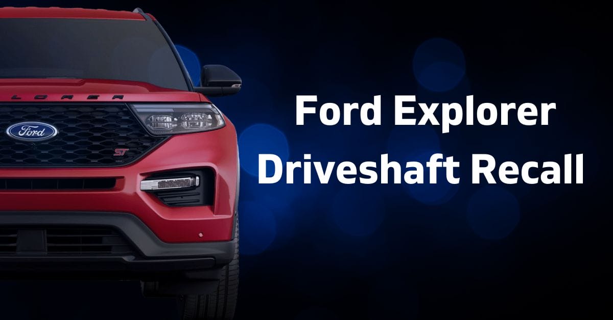 ford explorer recalls