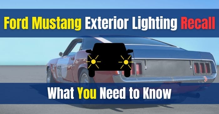 Ford Mustang Lighting water leak Recall