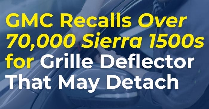 gmc grille recall