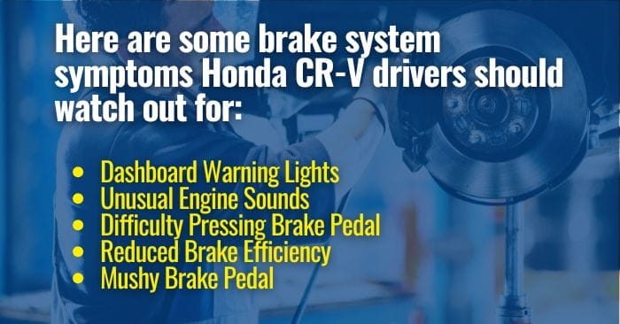 Honda CRV Brake System Problems