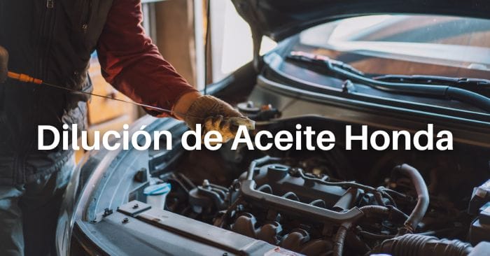 honda oil dilution