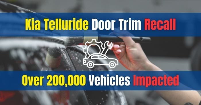 Kia Telluride Door Trim Recall Affects Over 200,000 Models