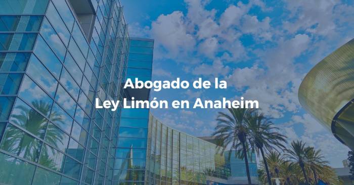 Ley Limón de Anaheim