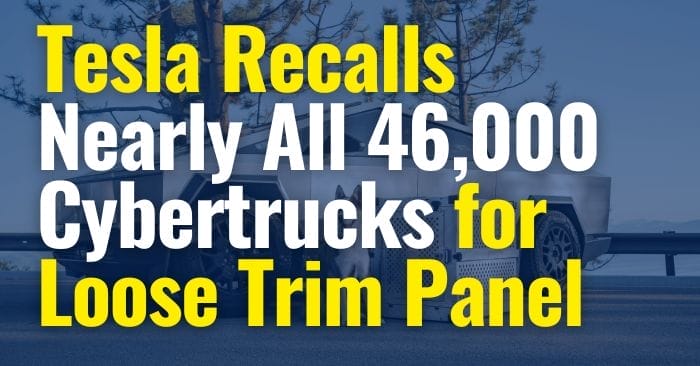 cyber truck trim recall