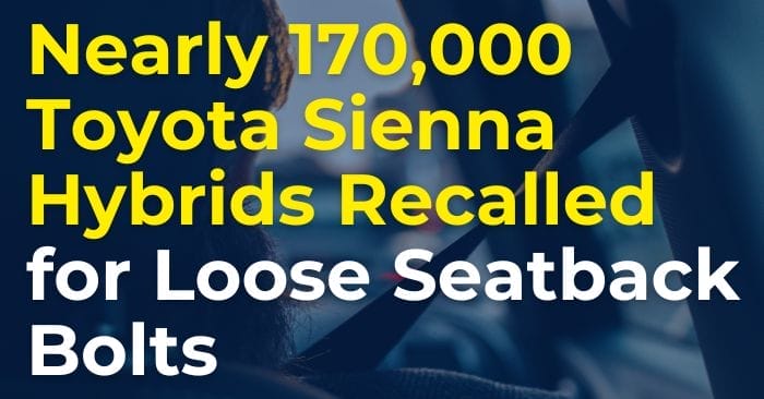 toyota sienna recall