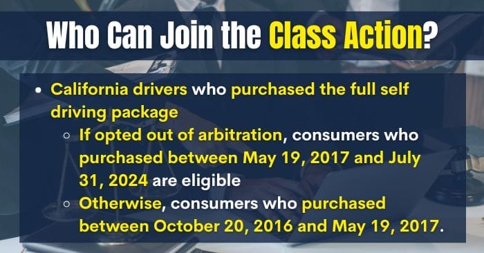 joining tesla class action lawsuit