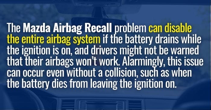 airbag recall mazda