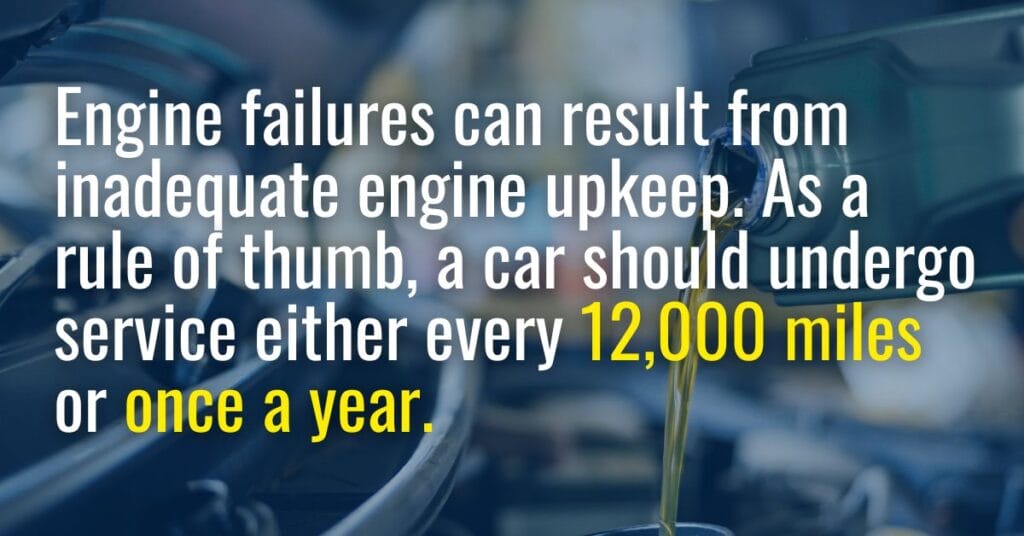 engine failure signs