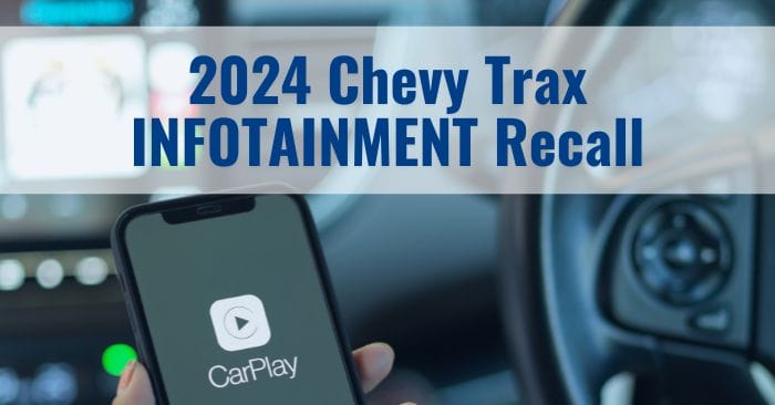 chevy trax display screen recall