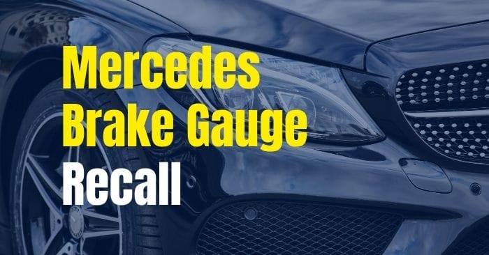 brake pad recall mercedes