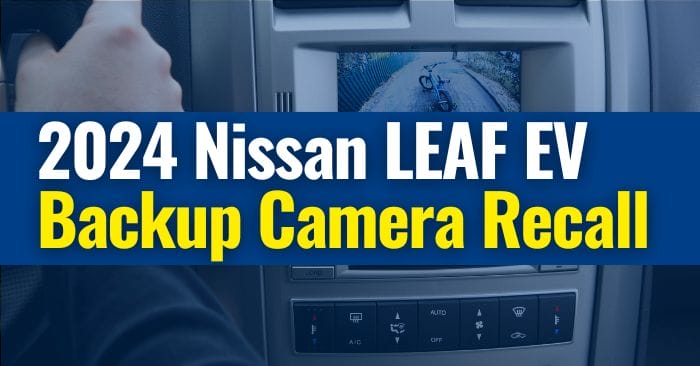 backup camera recall nissan leaf
