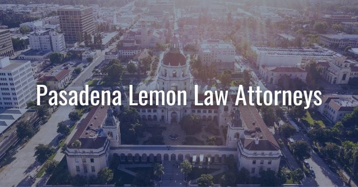 lemon lawyer pasadena