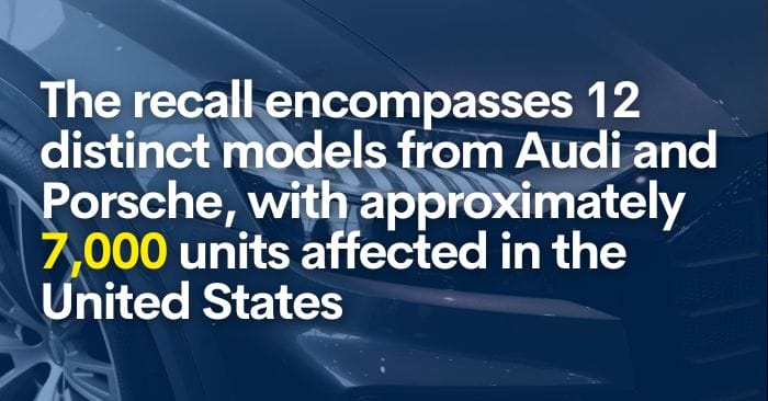 porsche audi ev charger recall