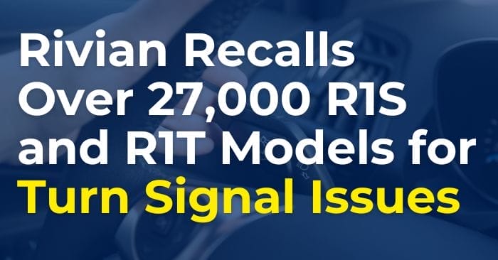 rivian turn signal recall